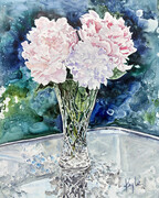 Peonies and Crystal