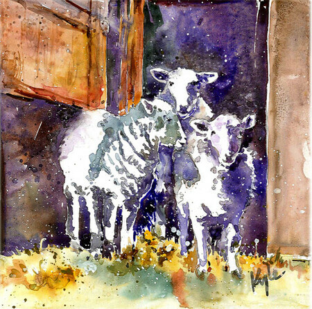 Sheep in Winter Two